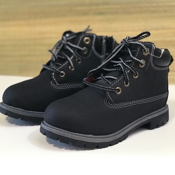 Faded Glory Other - Children Boys Black Walking Boots New!